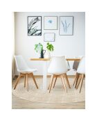 Tapis vinyle Kala beige - D.150 cm