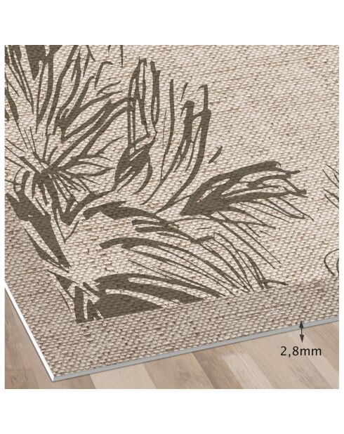 Sri Lanka Vinylteppich mehrfarbig - 133x200 cm