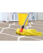 Tapis vinyle Treillis naturel beige - 133x200 cm