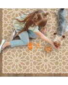 Tapis vinyle Natural arábico multicolore - 133x200 cm