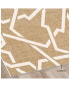 Tapis vinyle Natural arábico multicolore - 133x200 cm