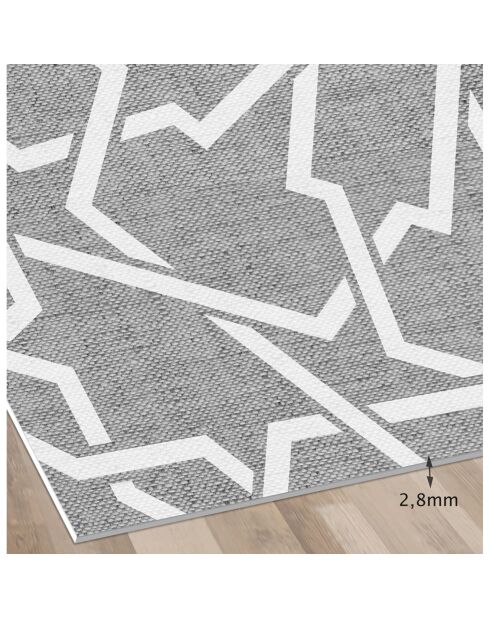 Tapis vinyle Natural arábico gris - 133x200 cm
