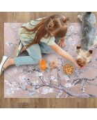 Tapis vinyle Almendro rose - 133x200 cm