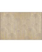 Tapis vinyle Arches dorées Naturelles  multicolore - 133x200 cm