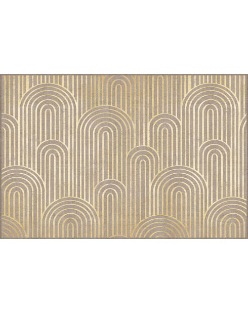 Tappeto in vinile Arches oro naturale multicolore - 133x200 cm