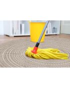 Tapis vinyle Kamal beige - D.180 cm