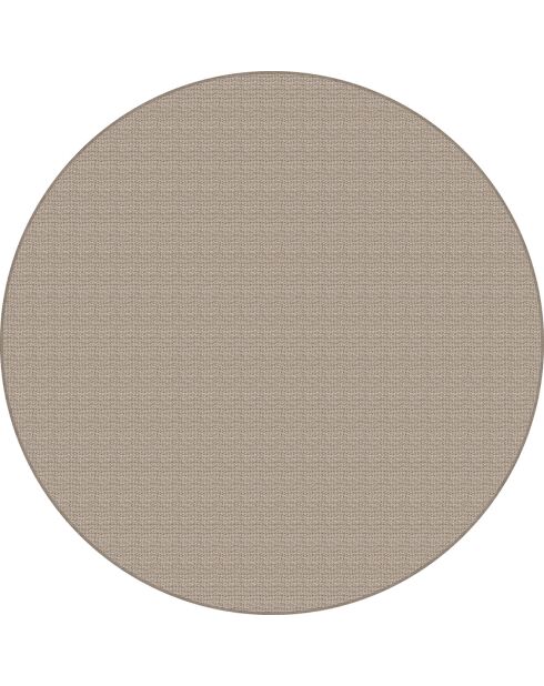 Tappeto vinilico marrone Nivarna - D.200 cm