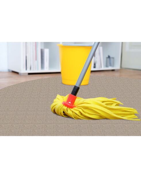 Tappeto vinilico marrone Nivarna - D.200 cm