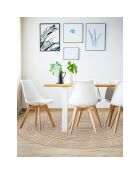 Tapis vinyle Maya beige - D.200 cm