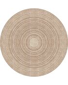 Tapis vinyle Maya beige - D.200 cm