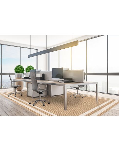 Tapis vinyle Agnan beige - 200x266 cm