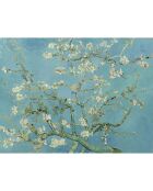 Tapis vinyle Almendro bleu - 200x266 cm