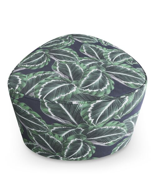 Pouf Velours Andalou multicolore - 70x70x47 cm