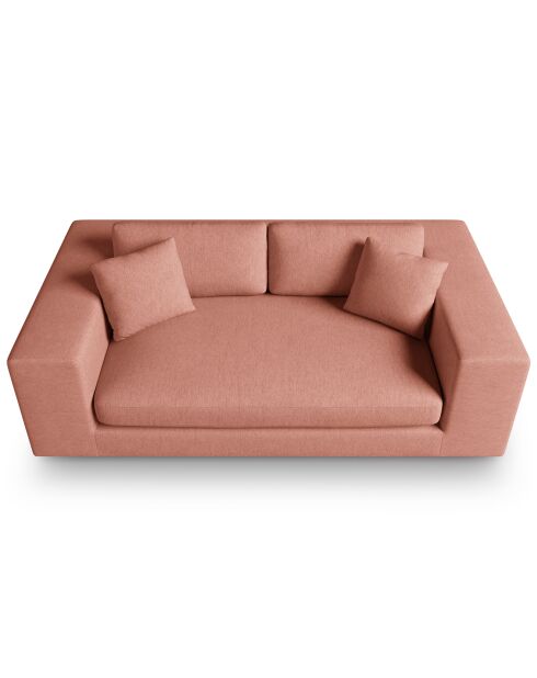 Canapé Tendance 3 Places rouge - 220x122x72 cm