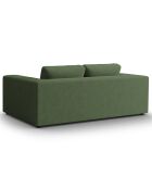 Canapé Velours côtelé Tendance 3 Places vert - 220x122x72 cm