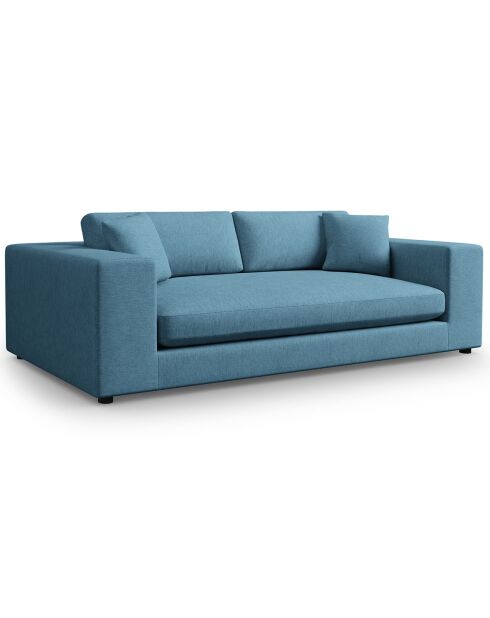 Sofá moderno de 4 plazas azul - 262x122x72 cm