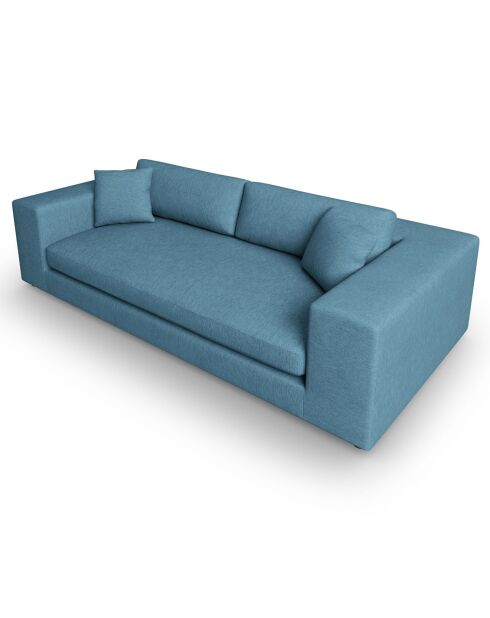 Sofá moderno de 4 plazas azul - 262x122x72 cm