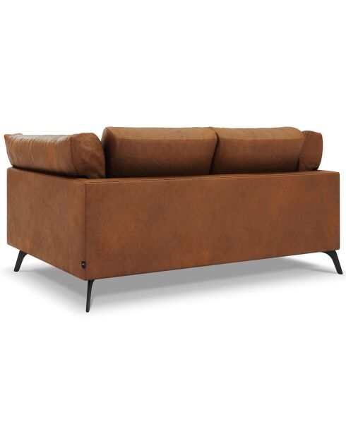 Canapé en Cuir Camille 2 Places marron - 182x95x88 cm
