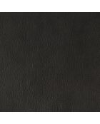 Canapé en Cuir Marc 2 Places noir - 184x104x84 cm