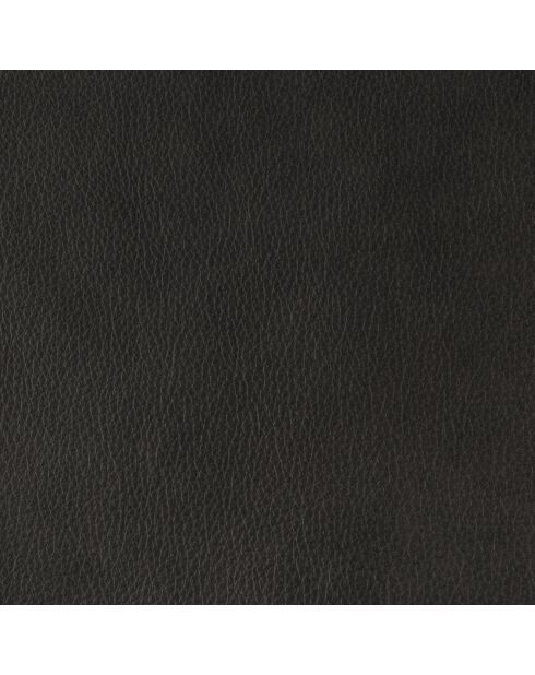 Canapé en Cuir Marc 2 Places noir - 184x104x84 cm