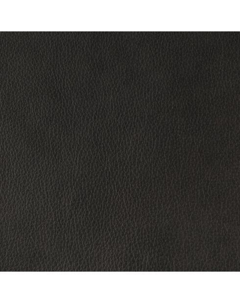 Canapé en Cuir Marc 2 Places noir - 184x104x84 cm