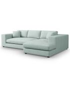 Canapé d'angle droit Tendance 5 Places menthe - 282x174x72 cm