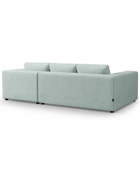 Canapé d'angle droit Tendance 5 Places menthe - 282x174x72 cm