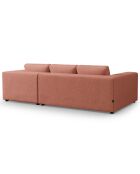 Canapé d'angle droit Tendance 5 Places rouge - 282x174x72 cm