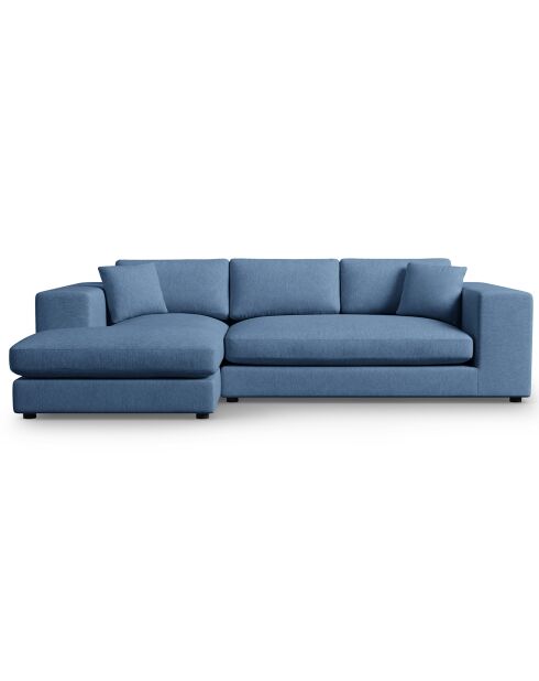 Trendiges 5-Sitzer-Ecksofa, dunkelblau, links, 282 x 174 x 72 cm