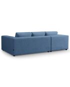 Canapé d'angle gauche Tendance 5 Places bleu foncé - 282x174x72 cm