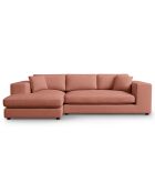 Canapé d'angle gauche Tendance 5 Places rouge - 282x174x72 cm