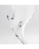 Porte-cintre Waterfall transparent - 35x35x184 cm