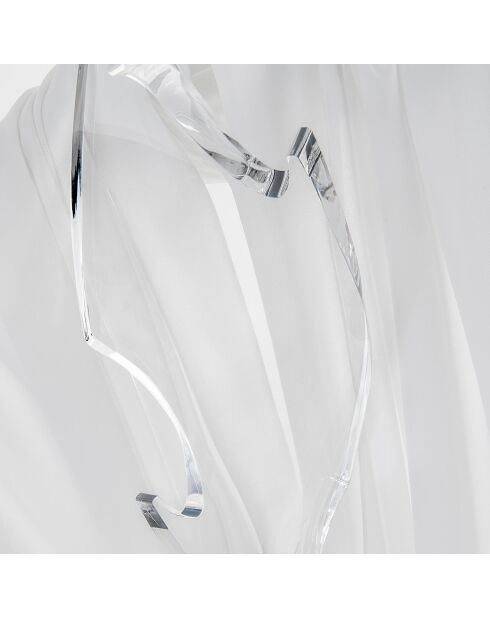 Porte-cintre Waterfall transparent - 35x35x184 cm