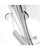 Porte-manteau Thonet gris fumé/transparent - 56x56x173 cm