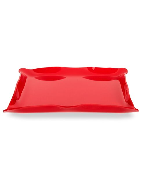 Fourre-Tout Drapé Drappeggi rouge - 20x15x3.5 cm