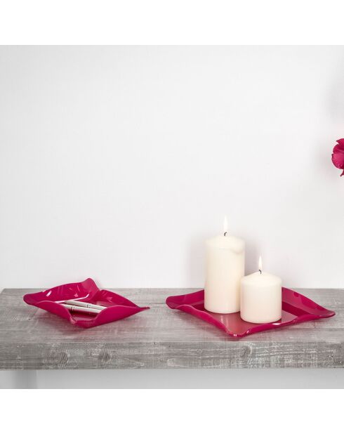 Fourre-Tout Drapé Drappeggi fuchsia - 20x15x3.5 cm