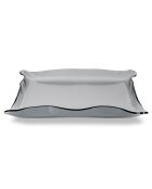 Fourre-Tout Drapé Drappeggi gris fumé - 20x15x3.5 cm