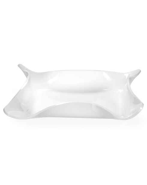 Fourre-Tout Drapé Drappeggi blanc - 23x23x3 cm