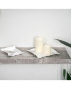Fourre-Tout Drapé Drappeggi blanc - 23x23x3 cm
