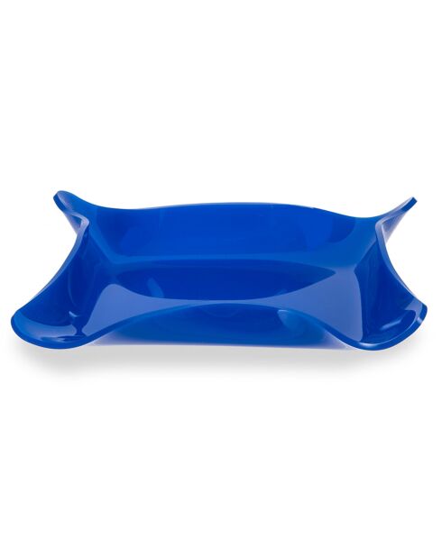 Fourre-Tout Drapé Drappeggi bleu - 23x23x3 cm