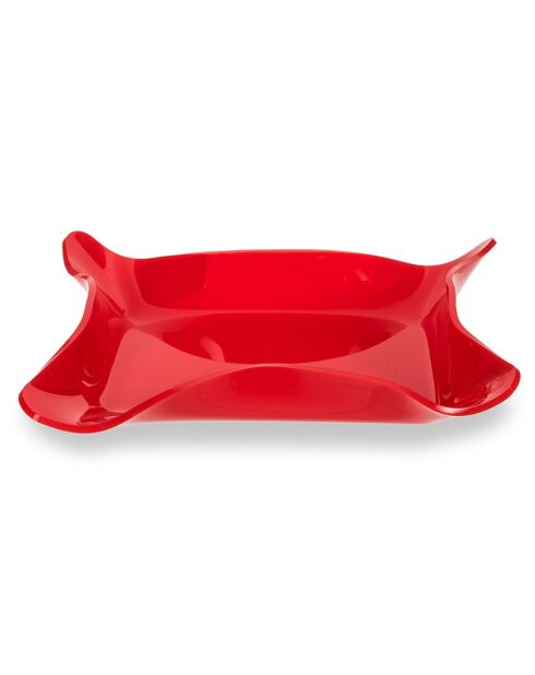 Fourre-Tout Drapé Drappeggi rouge - 23x23x3 cm