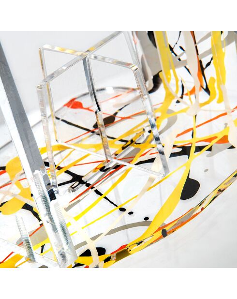 Porte-gobelet Bon Ton multicolore - 21.5x21.5x10 cm