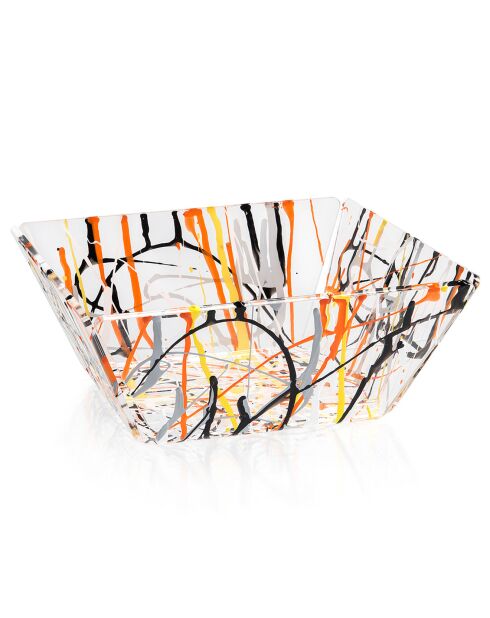 Corbeille à pain Bon Ton multicolore - 22x22x8.6 cm