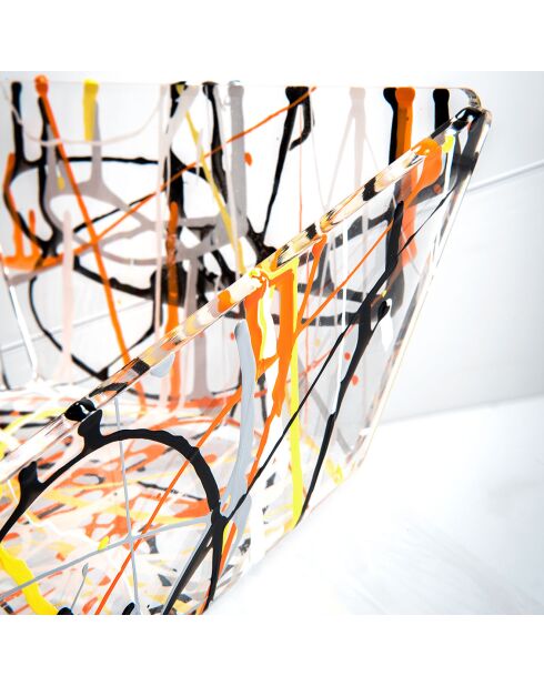 Corbeille à pain Bon Ton multicolore - 22x22x8.6 cm