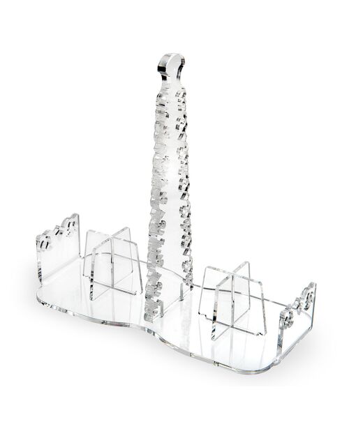 Porte-lunettes Galatea transparent - 21.5x21.5x10 cm