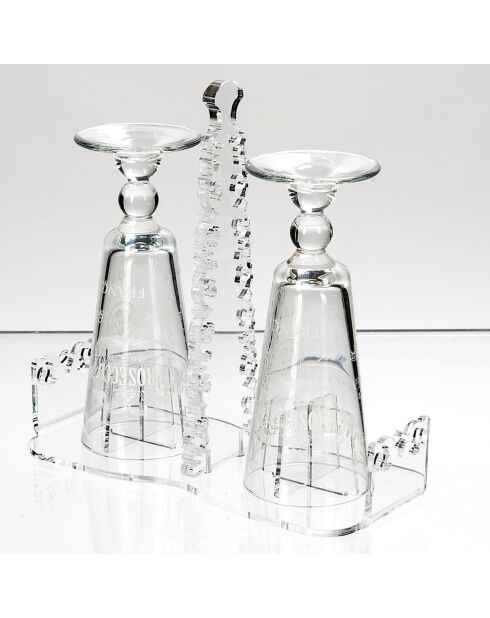 Porte-lunettes Galatea transparent - 21.5x21.5x10 cm