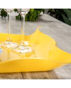 Plateau Drappeggi jaune - 41x31x5 cm