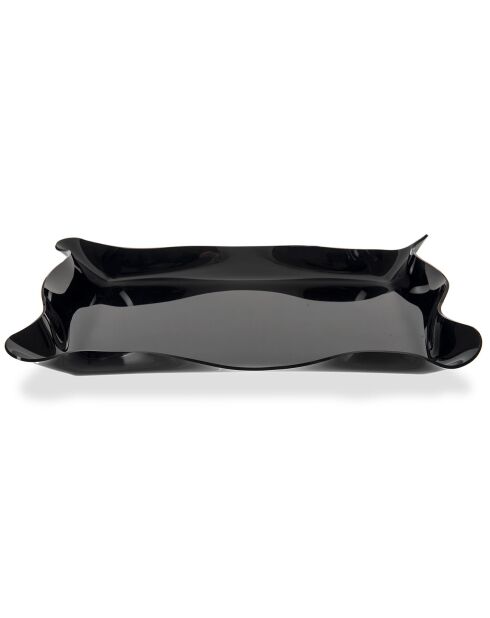 Vassoio nero Drappeggi - 41x31x5 cm