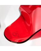 Plateau Drappeggi rouge/transparent - 55x32x5 cm