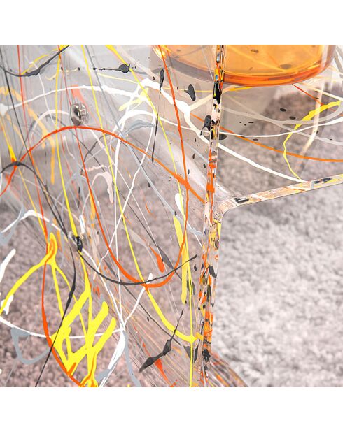 Mesita multicolor Bangles - 56x28x46 cm